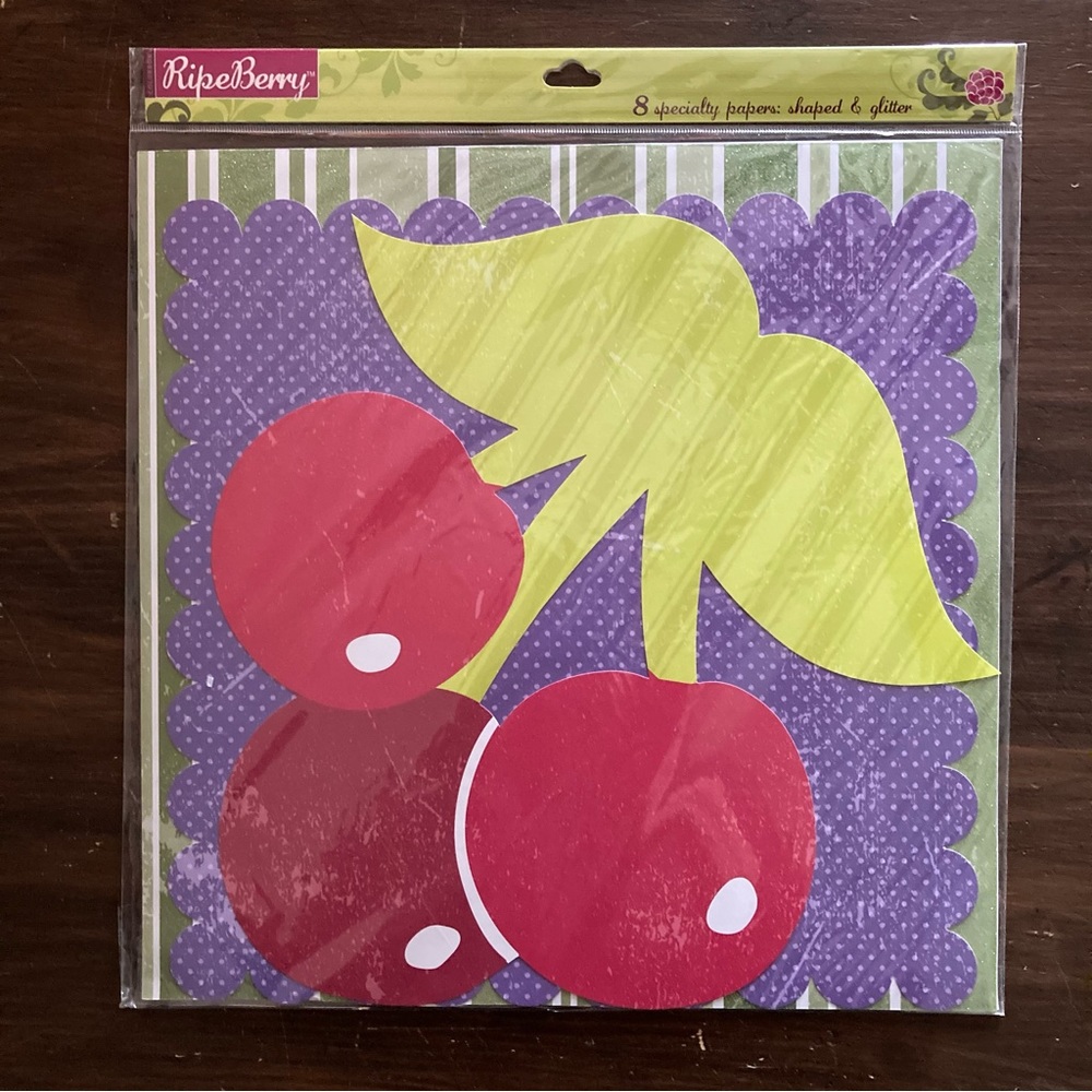 🍒 RIPE BERRY Specialty Scrapbook Papers